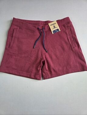 chubbies Maroon And Navy Layered Sweat Shorts Size Small NWT